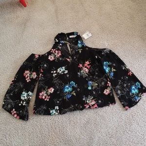 Lush Cold Shoulder blouse